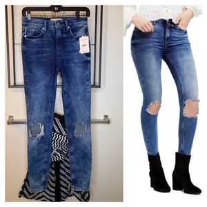 Free People High Waist Skinny Ankle Jean